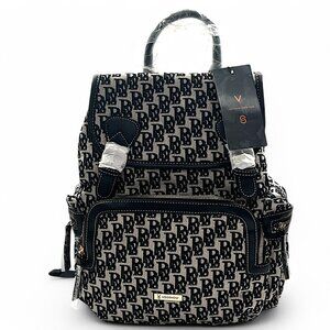 Vogshow Highwell Jacquard Stylish Travel Baby Bag W/Crossbody Strap Backpack